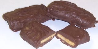 Milk Chocolate Covered Graham Crackers in a 1/2 Pound Standing Box