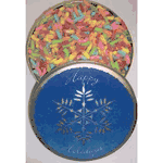 Sour Gummie Worms in a Decorative Large Tin - Pick up Only