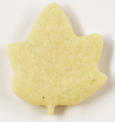 Undecorated 2" Maple Leaf Sugar Cookies