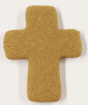 Undecorated 3.5" Cross Gingerbread Cookies