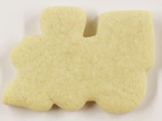 Undecorated 3.5" Train Engine Sugar Cookies