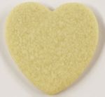 Undecorated 3" Wide Collection Heart Sugar Cookies