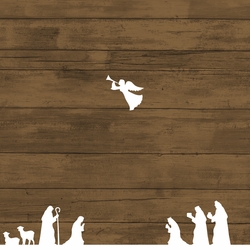 Christmas Faith: Nativity 12 x 12 Paper