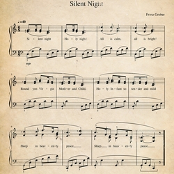 Christmas Faith: Silent Night 12 x 12 Paper