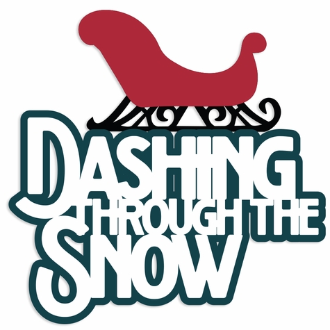 Die cut christmas mobile