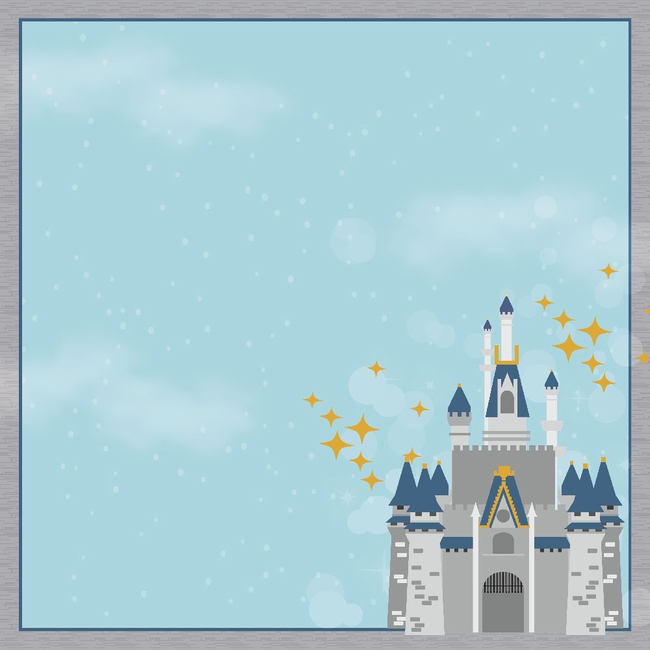 Cinderella: Castle 12 x 12 Paper