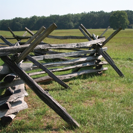 Civil War Fence 12 x 12 Paper