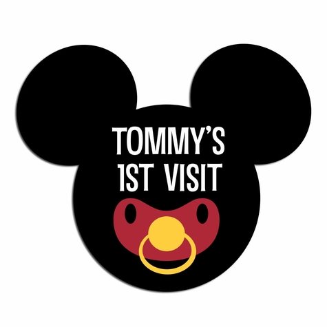 2SYT Custom Baby Mickey Laser Die Cut