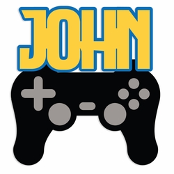 Custom Controller with Name Laser Die Cut