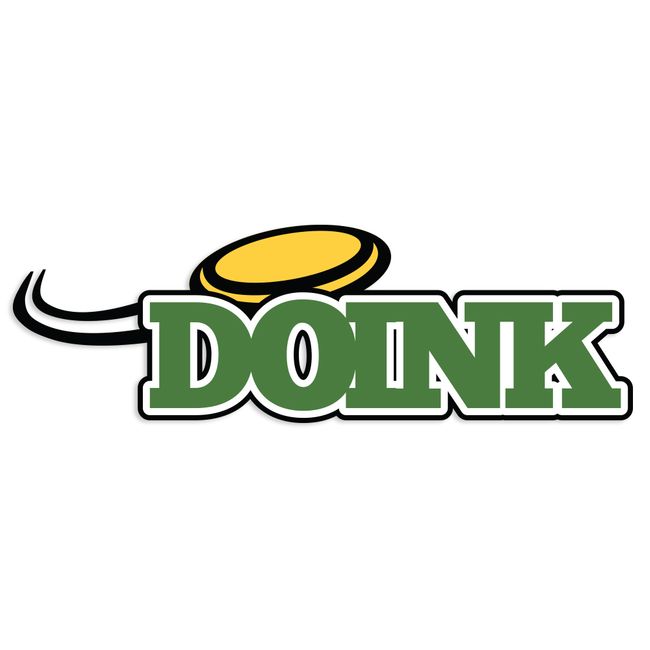 Disc Golf Doink Laser Die Cut