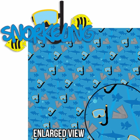 Dive In: Snorkeling 2 Piece Laser Die Cut Kit