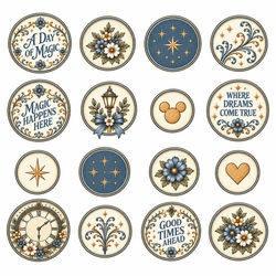 Enchanted Memories Circles 12 x 12 Paper