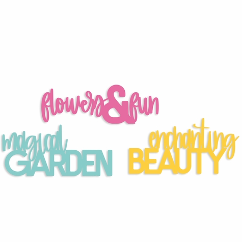 Flower Garden: Flower Garden Embellishment Pack