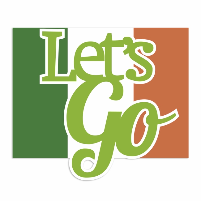 Ireland: Let's Go Laser Die Cut