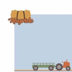 It's Finally Fall: Hayride 2 Piece Laser Die Cut Kit