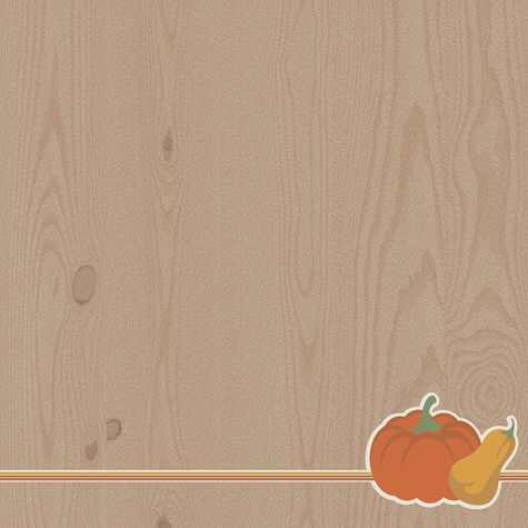 It's Finally Fall: Pumpkin Patch 12 x 12 Paper