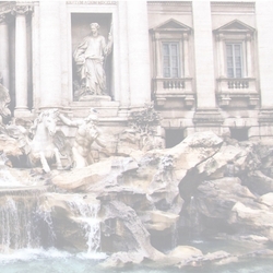 Italy: Trevi Fountain R 12 x 12 Paper