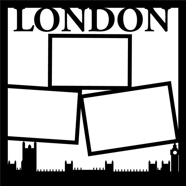 London 12 x 12 Overlay Laser Die Cut