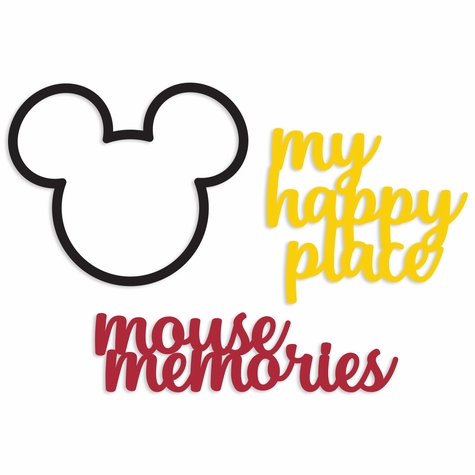 Magic: Words and Mouse head Embellishment pack