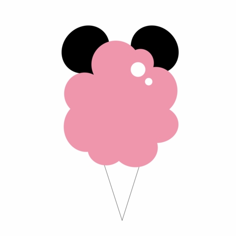 Mickey Head - Cotton Candy