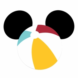 Mickey Head - Cruise Beach Ball