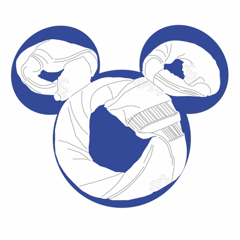 Mickey Head - Cruise Mouse Towel