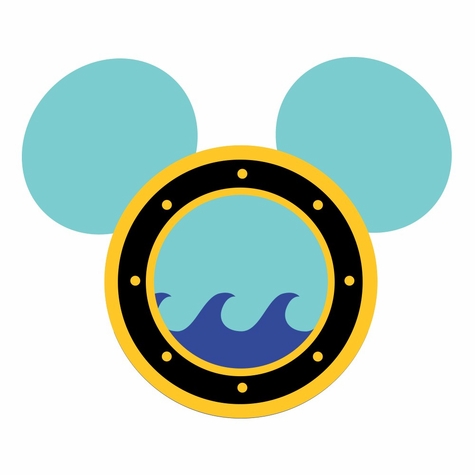 Mickey Head - Cruise Porthole