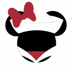Mickey Head - Cruise Sailor Minnie