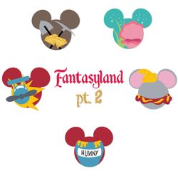 Mickey Head: Fantasy Land Kit 2 Laser Die Cuts