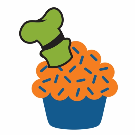 Mickey Head - Goofy Cupcake