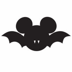 Mickey Head - Haunted Bat