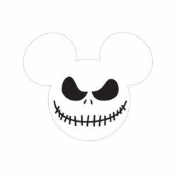 Mickey Head - Jack Skellington