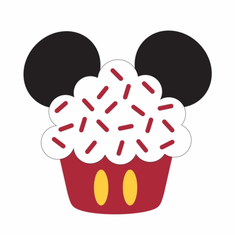 Mickey Head - Mickey Cupcake