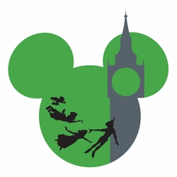 Mickey Head - Peter Pan's Flight
