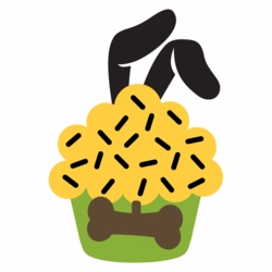 Mickey Head - Pluto Cupcake