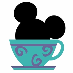 Mickey Head - Tea Cups