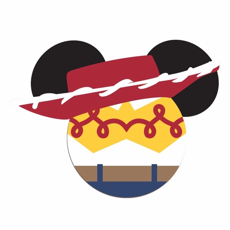 Mickey Head - Toy Story Jessie