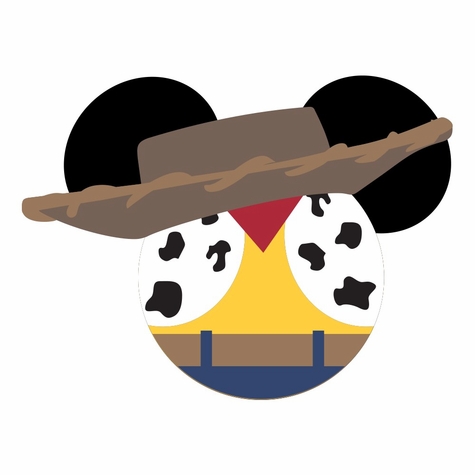 Mickey Head - Toy Story Woody