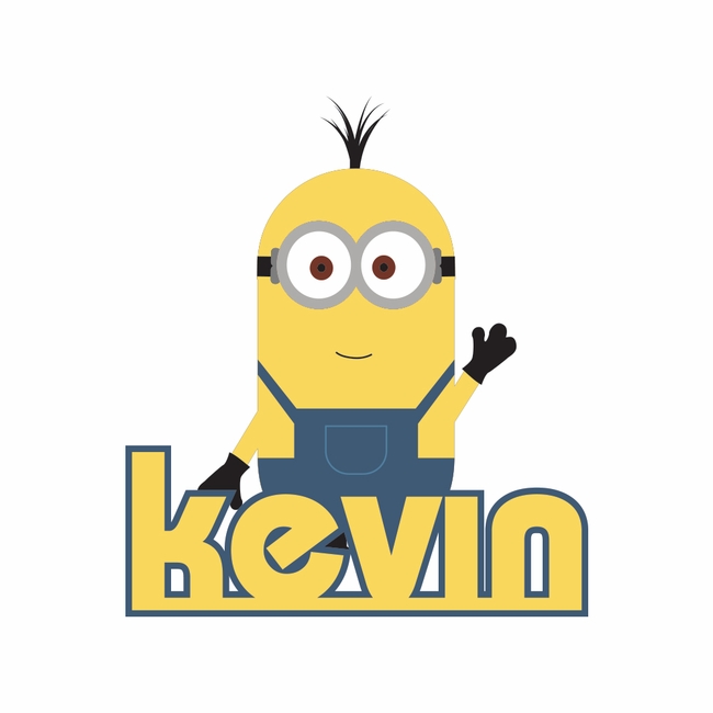 Minions: Custom Name Laser Die Cut