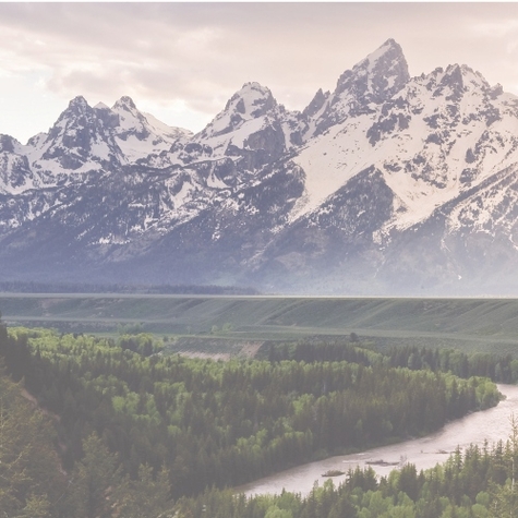 National Parks: Grand Teton L 12 x 12 Paper