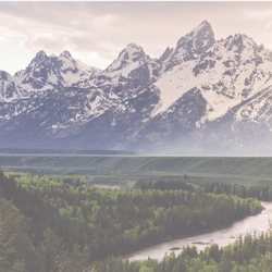 National Parks: Grand Teton L 12 x 12 Paper