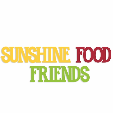 Picnic: Words Embellishment pack