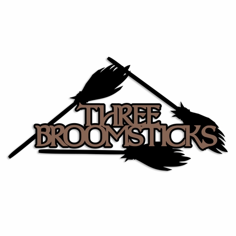 Three Broomsticks Logo