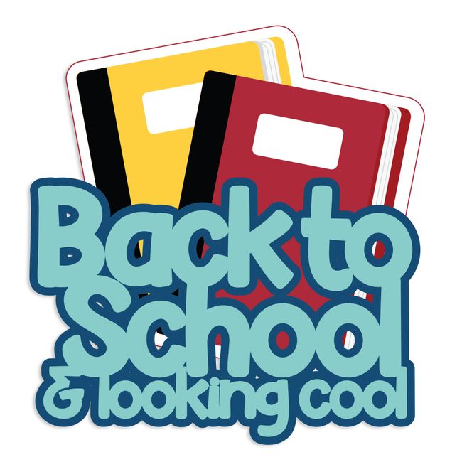 School Back to School Print and Cut Laser Die Cut