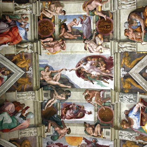 Sistine Chapel Ceiling 12 x 12 Paper