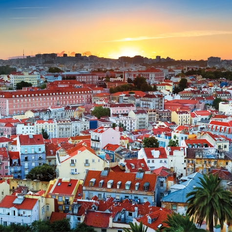 Spain & Portugal: Lisbon 12 x 12 Paper