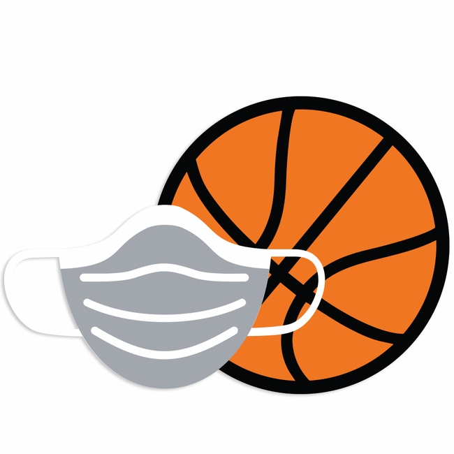 Sports Masks Basketball Laser Die Cut