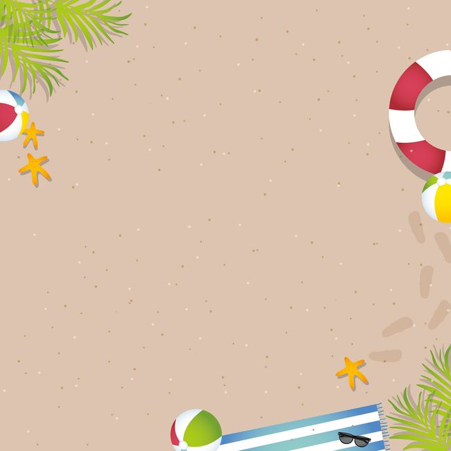 Spring Break Print and Cut 12 x 12 Paper