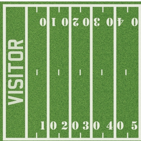 Touchdown: Are You Ready For Some Football L 12 x 12 Paper