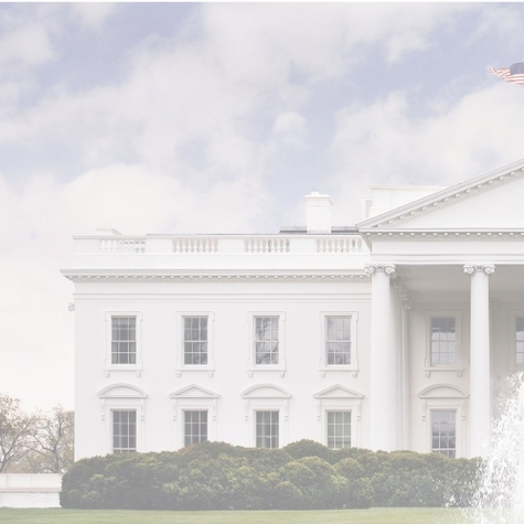 Washington DC: White House L 12 x 12 Paper